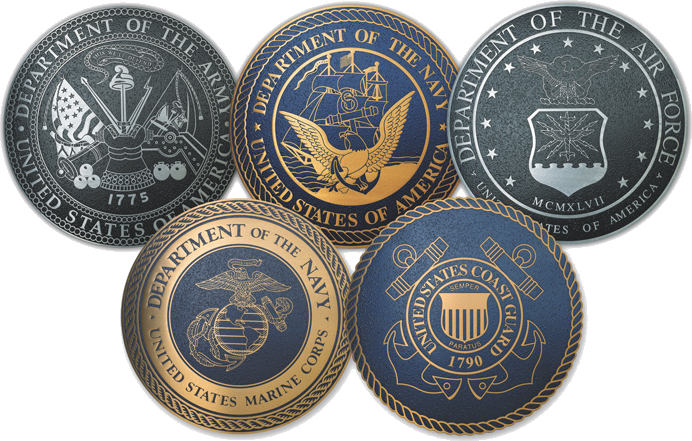 United States Armed Forces Service Seals